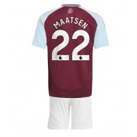 Aston Villa Ian Maatsen #22 Replica Home Minikit 2024-25 Short Sleeve (+ pants)